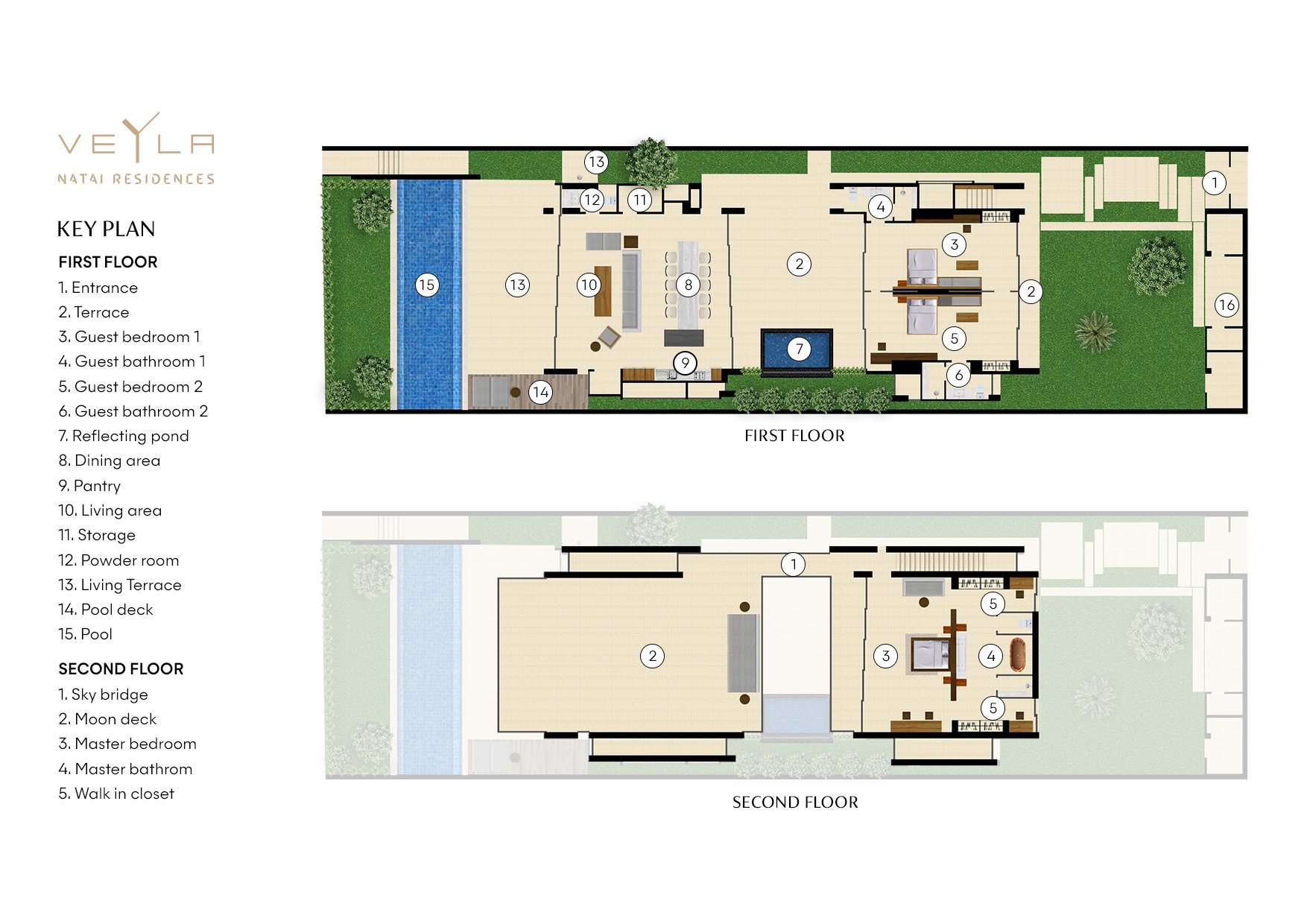 Veyla Natai Residences - Beach Villa Floorplan